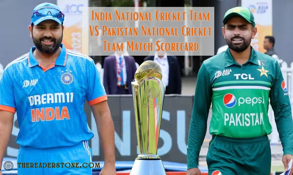 India National Cricket Team VS Pakistan National Cricket Team Match Scorecard