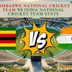 Zimbabwe National Cricket Team vs India National Cricket Team Stats