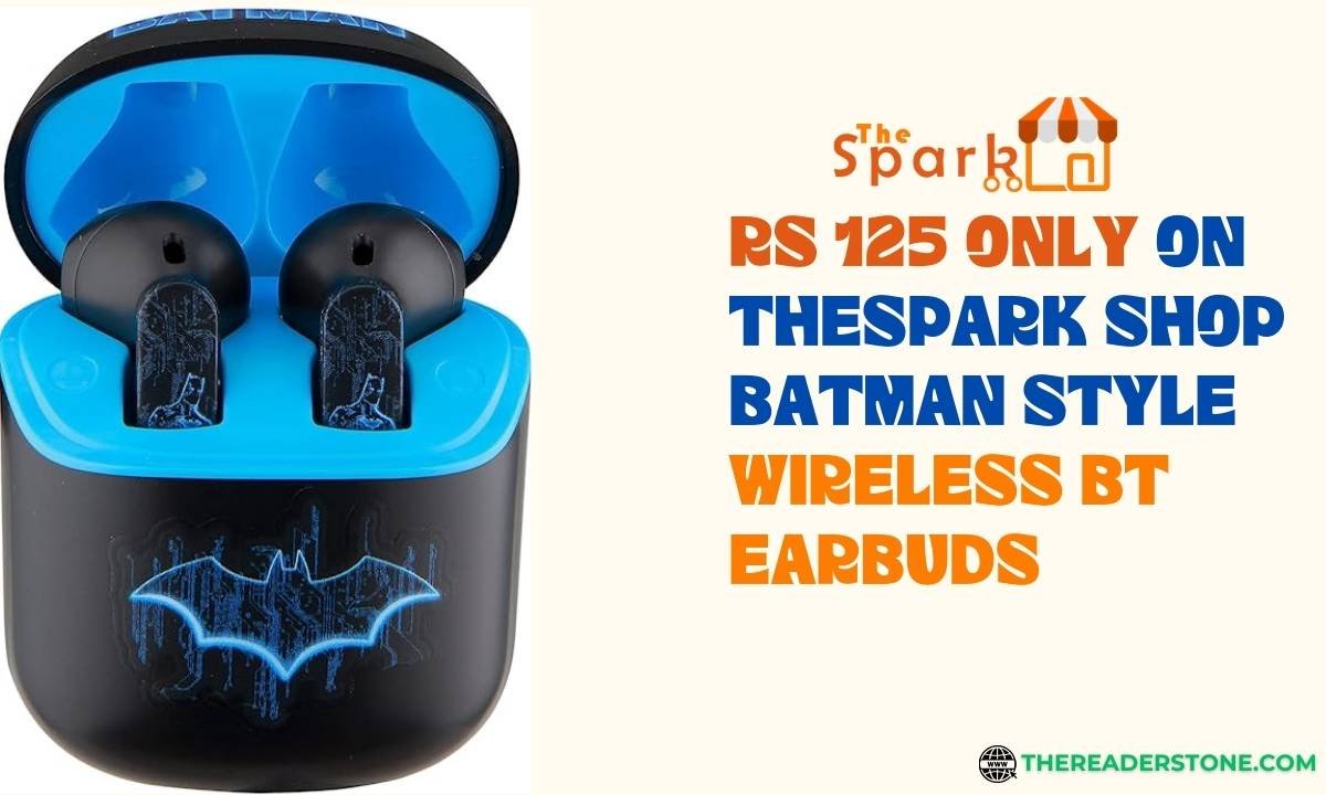 Rs 125 Only on Thespark Shop Batman Style Wireless Bt Earbuds