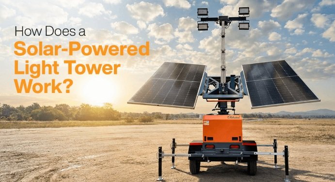 How Does a Solar-Powered Light Tower Work?