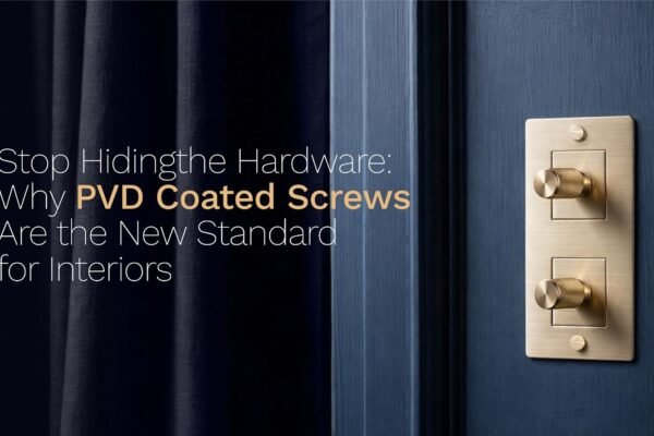 Stop Hiding the Hardware: Why PVD Coated Screws Are the New Standard for Interiors