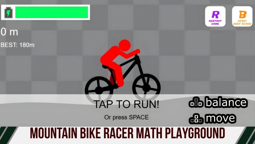 mountain bike racer math playground
